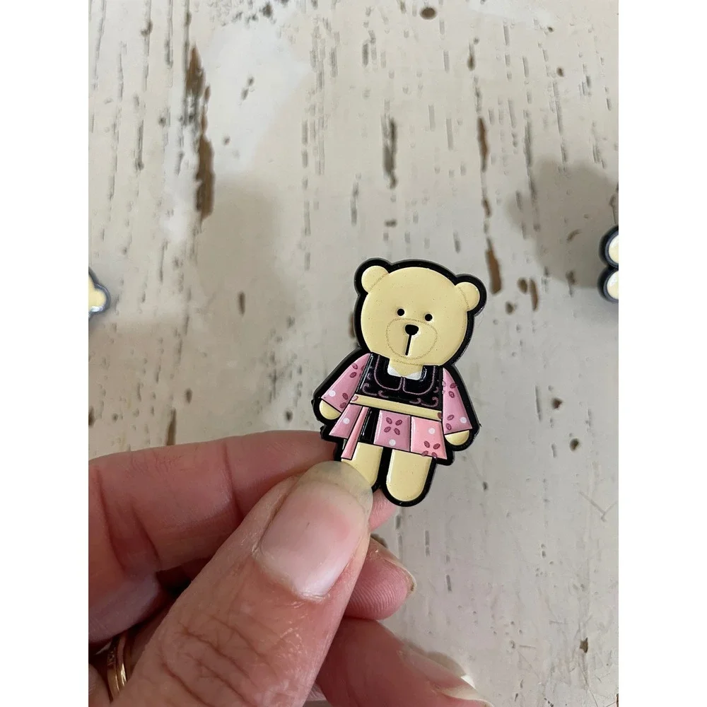Blackpink Starbucks Bearista Pin Set 3pc INCOMPLETE Enamel Thailand K-Pop‎ Pins